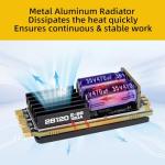 SEQURE 120A Brushless ESC 2-8S Electric Speed Controller 12V 10A BEC with XT60 & 4.0mm Bullet Plug for RC Crawler Car, Climbing Car, RC Model Ships - Escape32