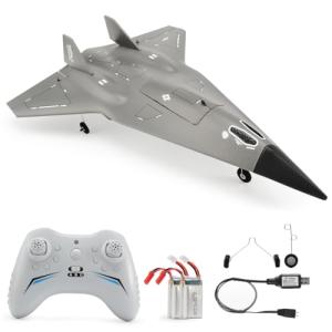 jaming SR72 RC Plane Concealed Culvert Remote Control Airplane 2.4G 4CH FX9672 Future Fighter Jet Dual Powerful Motors RTF RC Drone Aircraft Toys for Adults Kids Beginners Boys