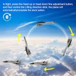 jaming SR72 RC Plane Concealed Culvert Remote Control Airplane 2.4G 4CH FX9672 Future Fighter Jet Dual Powerful Motors RTF RC Drone Aircraft Toys for Adults Kids Beginners Boys