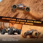 HAIBOXING 1:18 Scale RC Monster Truck 18859E, 2.4GHz Remote Control Fast RC Car 36km/h 4WD Off-Road Water-Resistant Electric Powered Vehicle with Dual Batteries, Ideal for Kids and Adults