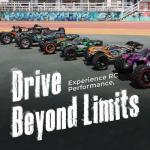 HAIBOXING 1:18 Scale RC Monster Truck 18859E, 2.4GHz Remote Control Fast RC Car 36km/h 4WD Off-Road Water-Resistant Electric Powered Vehicle with Dual Batteries, Ideal for Kids and Adults