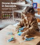 SYMA Mini Drone for Kids 8-12, RC Helicopter with Detachable Arms Altitude Hold and Headless Mode, Quadcopter with 7-Color Light, 2 Batteries and Remote Control, Easy to fly Gifts Toys for Boys Girls