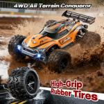 HOMETALL 1:18 Fast RC Cars for Adults - 38+ KPH Off Road Remote Control Car - High Speed RC Monster Truck 4x4 All Terrain