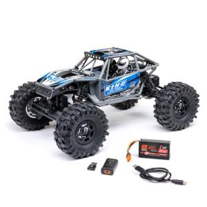 Axial RC Truck UTB18 Capra 4WS 1/18th 4x4 RTR (Comes with Everything Needed to Run), Blue, AXI-1750T1