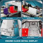 Mould King Modern Twin-Masted Sailboat Building Kits, Ocean Explorer Boat Model, House Decor for Teens to Play, Gift for 14+ Years Old and Adult 10194 (893 Pcs)