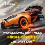 LUXOS RC Lamborghini Remote Control Car, 1:18 Scale Officially Licensed Lamboghini Toy Car, Cool RC Cars Toys for 4 5 6 7 8 9 10 11 12 Year Old Boys Kids Adults Gifts,15km/h Fast RC Drift Car (Orange)