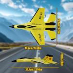 JUDUNA 2026 New Remote Control Airplane, Gravity Glider Foam RC Fighter 360° Remote Control Glider Airplanes with Lights Airplane Model (Blue)