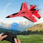 JUDUNA 2026 New Remote Control Airplane, Gravity Glider Foam RC Fighter 360° Remote Control Glider Airplanes with Lights Airplane Model (Blue)