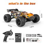 HAIBOXING 1:18 Scale RC Car, All Terrain Remote Control Truck 4WD 36KM/H High Speed Hobby Grade Electric RC Car for Adults and Kids with Two Batteries, Waterproof Off-Road RC Buggy RC Vehicle