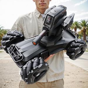 Veeniix V997 RC Big Truck : 4X4 Large Off-Road RC Car for Adults,1:10 Large RC Car, Educational STEM Toy & Programming & Water Bombs Battle,120Mins Play Time for Adults and Age 14+ (Black)