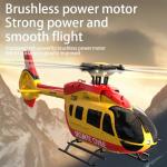 captainrc C190 H145 RC Helicopter 1:30 2.4G 6CH Single Rotor Helicopter with 6-axis Gyroscope and Dual Brushless Motors,Adult Remote Controlled Airplane Model (Yellow)