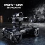 Veeniix V997 RC Big Truck : 4X4 Large Off-Road RC Car for Adults,1:10 Large RC Car, Educational STEM Toy & Programming & Water Bombs Battle,120Mins Play Time for Adults and Age 14+ (Black)