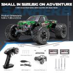 1:18 Scale All Terrain RC Cars, 40 KPH High Speed 4WD Remote Control Car with 2 Rechargeable Batteries, 4X4 Waterproof Off-Road Monster Truck, 2.4GHz Electric Vehicle Toys Gifts for Kids and Adults