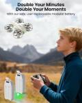 SIMREX Mini Drone for Kids & Beginners, RC Quadcopter with Altitude Hold, 3 Speed Modes, One Key Takeoff/Landing, Headless Mode, Cool LED Lights, Stunt Flip, Ideal Christmas Birthday Gift Toy(Gray)