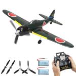 RCSHOBBY RC Airplane 4 Channel Romote Control Airplane Ready to Fly Zero Fighter 2.4Ghz RC Plane for Beginners,Adults with 6-Axis Gyro Stabilizer& One Key Aerobatic