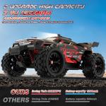 Remote Control Car 1:18 All Terrain RC Cars, 40 KPH High Speed Remote Control Truck, 4WD Electric Vehicle, Off-Road RC Truck with 2 Rechargeable Batteries, 2.4Ghz Remote Control Car for Kids & Adults