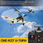 RCSHOBBY RC Airplane 4 Channel Romote Control Airplane Ready to Fly Zero Fighter 2.4Ghz RC Plane for Beginners,Adults with 6-Axis Gyro Stabilizer& One Key Aerobatic
