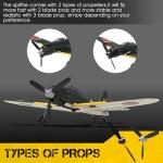 RCSHOBBY RC Airplane 4 Channel Romote Control Airplane Ready to Fly Zero Fighter 2.4Ghz RC Plane for Beginners,Adults with 6-Axis Gyro Stabilizer& One Key Aerobatic