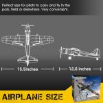 RCSHOBBY RC Airplane 4 Channel Romote Control Airplane Ready to Fly Zero Fighter 2.4Ghz RC Plane for Beginners,Adults with 6-Axis Gyro Stabilizer& One Key Aerobatic