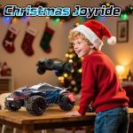DEERC 9308E 1:16 Fast RC Cars for Boys Age 8-12 RC Monster Truck 40 KPH,All Terrain 4WD High Speed Dinosaur Truck 2 Car Shell,2.4Ghz Off-Road Remote Control Cars with 2 Batteries, Toy Gift for Kids