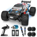 Highmall 1/16 4X4 High-Speed 50+KM/H(Peak) RC Cars Monster Truck - 390 Motor Durable axle & Suspension | 3000mAh Batteries | rc Cars Toys Christmas Birthday for Teens Aged 14+