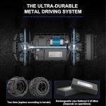 Highmall 1/16 4X4 High-Speed 50+KM/H(Peak) RC Cars Monster Truck - 390 Motor Durable axle & Suspension | 3000mAh Batteries | rc Cars Toys Christmas Birthday for Teens Aged 14+