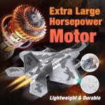 AIGIMU 4CH RC Airplane, RC Plane That Can Vertical Take Off, F-22 Remote Control Airplane with Xpilot Stabilization System & Aerobatic, Remote Control Plane for Experts Adults Kids Boys