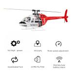 F FLYWING Bell 206 RC Helicopter V3 6CH GPS Altitude Hold Two Rotor 1:16 Scale Helicopter RTF with H1 Flight Control Fly Wing Bell 206 v3 Helicopter flywing rc Helicopter Bell 206 Scale rc Helicopter