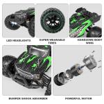 1:14 Scale RC Cars for Adults, 40+KPH High Speed Remote Control Car RC Truggy, 4x4 Off-Road Remote Control Truck, All Terrain Waterproof Electric Car for Snow, Sand, Beach with 2 x 2S Batteries