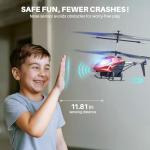 SYMA S107H-E RC Helicopter, Remote Control Helicopter with 40 Mins Flight Time(2 Batteries), Auto Obstacle Avoidance, 7 LED Lights and Altitude Hold, Gifts Toys for Boys Girls