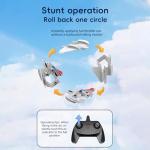 GoolRC RC Plane Remote Control Airplane, 3 in 1 Water Land Air RC Airplane, 2.4GHz 2CH RC Aircraft, RC Glider with Gyroscope and Stunt Flying, 2 Batteries for Beginners, White