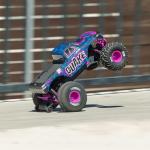 ARRMA RC Truck 1/10 Quake 223S 2WD RTR (Battery and Charger Not Included) Brushless Monster Truck, Purple, ARA3537T3