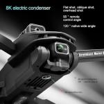 GPS Drone with 4K Camera, 4.5" LCD Display - 3,280ft RC Range, Auto return, Follow Me, Go Home, Gesture Control, One Key Takeoff/Landing, Altitude Hold,led Light ，Professional Quadcopter for Aerial Photography Control and Video Recording, Sports Racing Car Appearance, Beginner-Friendly FPV RC Quadcopter