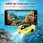 Chasing Dory Underwater Camera, 1080p Full Hd Underwater Photography, Real-time Observation, App and Bluetooth Remote Control, One Click Sharing for Diving, Fishing Photography