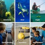 Chasing Dory Underwater Camera, 1080p Full Hd Underwater Photography, Real-time Observation, App and Bluetooth Remote Control, One Click Sharing for Diving, Fishing Photography