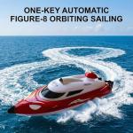 19" Big RC Boat High Speed 35+ KPH Remote Control Boat for Kids and Adults, Outdoor Water Toy Race Ship for Pool Lake With 3000mAh Big Capacity Battery,Water Play Toy Gift Racing Ship with LED Light