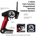 SIMREX 1:18 Scale 4WD RC Car | 28MPH High Speed Off-Road Remote Control Truck | All-Metal Transmission & Nylon Chassis | 30+ Min Runtime | Gift for Adults, Teens & Kids (Blue)