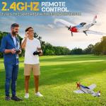 VOLANTEXRC RC Plane for Beginners, 3-CH P-51D Mustang RC Airplanes for Adults and Kids, Easy to Fly, Stable and Durable, Suitable for Outdoor Activity