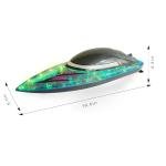 RANFLY RC Boat with Storage Package, 30+ MPH Fast Remote Control Boat with 2 Rechargeable Battery, 2.4G Large RC Electric Boats Pool Toys with LED Lights for Adults and Kid