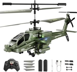 XIKOTEC Military RC Helicopter with Gyro & LED
