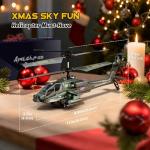 XIKOTEC Military RC Helicopter with Gyro & LED