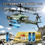 XIKOTEC Military RC Helicopter with Gyro & LED