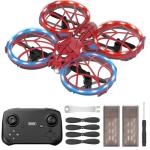 Spider Mini Drone for Kids with 3 Lighting Effects 2 Batteries, RC Helicopter with Altitude Hold, 360° Flips, Headless Mode, 3 Speed, Birthday Gifts Toys for Beginners 8-12 Boys Girls