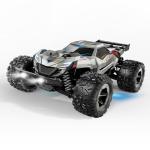 DEERC Brushless Fast RC Cars for Boys & Adults, 55KM/H, 1:18 Off-Road RC Truck, All Terrain 4x4 Racing Mecha Car, 50 Mins, Waterproof Remote Control Monster Truck, Compatible with 3S Battery