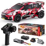 DIKAVEY 1:12 RC Rally Car Fast Max 50 MPH,Drift Car with Gyro 4X4,Brushless Fast RC Cars with 3S 2200 mAh Battery,1/12 Remote Control Cars for Adults for 4WD,for Racetrack & Mud-Red