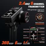 DIKAVEY 1:12 RC Rally Car Fast Max 50 MPH,Drift Car with Gyro 4X4,Brushless Fast RC Cars with 3S 2200 mAh Battery,1/12 Remote Control Cars for Adults for 4WD,for Racetrack & Mud-Red