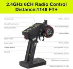 RIAARIO 1/10 Brushless RC Cars, Monster Truck, 50+ MPH, 4WD, Waterproof, Carbon Fiber, Black, Ages 8+