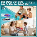 flycites RC Battle Boat 2-Pack with Water Spray, Remote Control Boat Toys Dual Combat Modes, LED Lights - for Pools, Lakes, Outdoor Fun - Gift for Boys, Kids, Adults