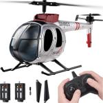 SIMREX RC Helicopter,Remote Control Helicopter Toy for Kids & Beginners, 20 Mins Flight, Altitude Hold, 2 Speeds,2 Batteries, Gift for Kids Boys Girls