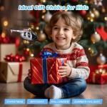 SIMREX RC Helicopter,Remote Control Helicopter Toy for Kids & Beginners, 20 Mins Flight, Altitude Hold, 2 Speeds,2 Batteries, Gift for Kids Boys Girls